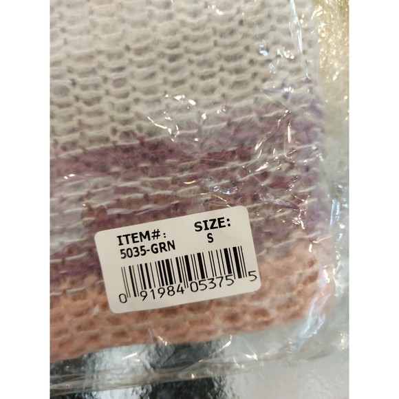 New Grace & Emma Stripped pastel colors knit sweater sz S NWT - Picture 9 of 10